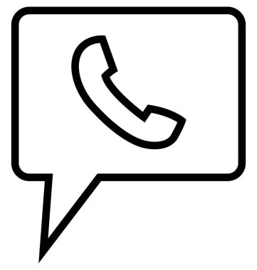 Yardım hattı satırı vektör simgesi düzenlenebilir