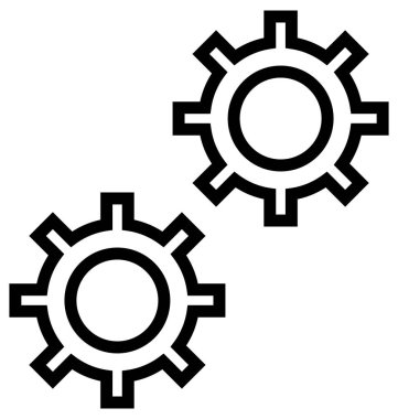 SMM satırı vektör simgesi düzenlenebilir
