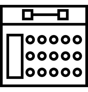Program satırı vektör simgesi düzenlenebilir