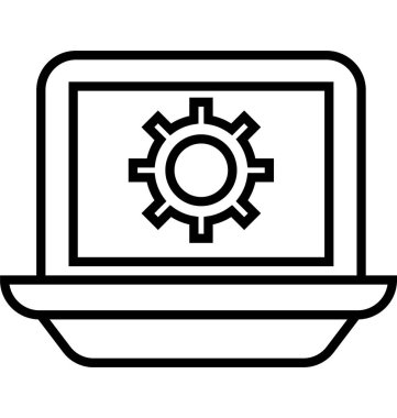 Web ayar satırı vektör simgesi düzenlenebilir