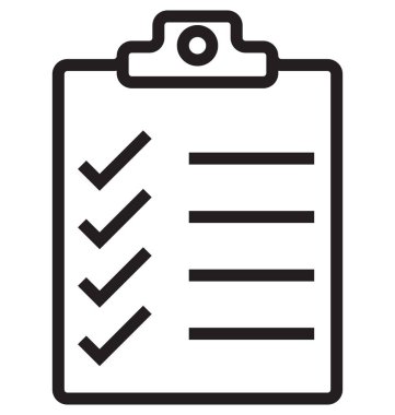 Belge satırı vektör simgesi düzenlenebilir