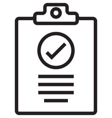 Pano satırı vektör simgesi düzenlenebilir