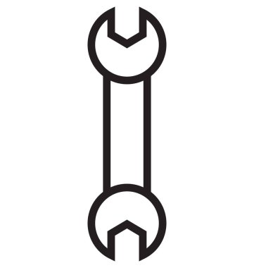 Anahtar satırı vektör simgesine düzenlenebilir