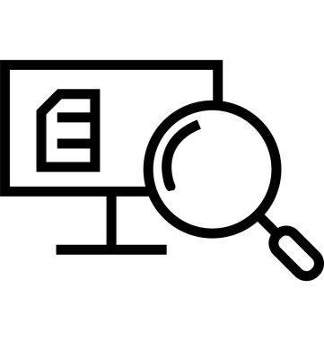 Anahtar kelime satırı vektör simgesi düzenlenebilir bulmak