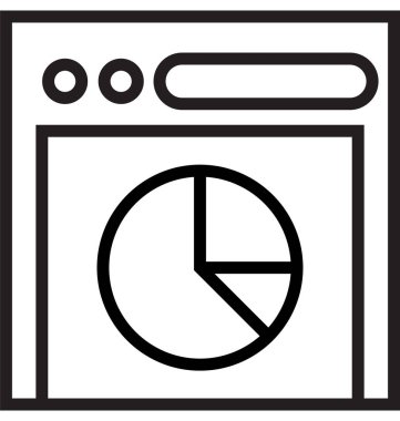 Online pasta grafiği çizgi vektör simge düzenlenebilir