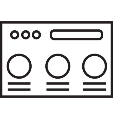 Web içerik satırı vektör simgesi düzenlenebilir