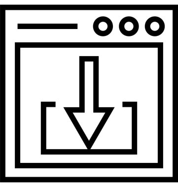 Online çizgi vektör simge düzenlenebilir indir