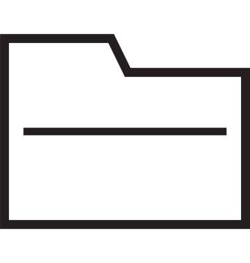 Dosya depolama vektör simgesi