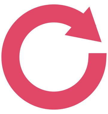 Ok göstergesi renk vektör simgesi düzenlenebilir