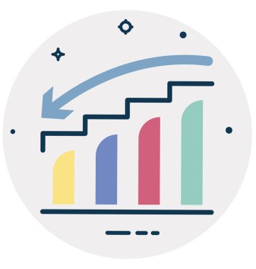 Mali grafik vektör ve düzenlenebilir simgesi
