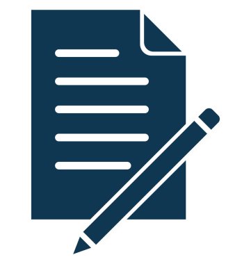 Yazma vektör simge düzenlenebilir izole 