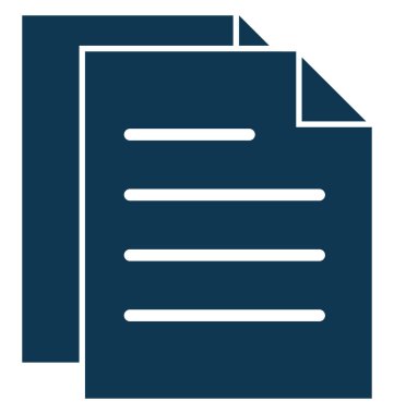 İzole vektör simge düzenlenebilir belge 