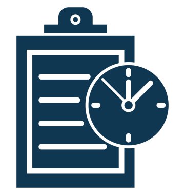 Görev için son tarih vektör simge düzenlenebilir izole 