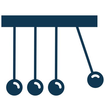 Newton beşik vektör simge düzenlenebilir izole 