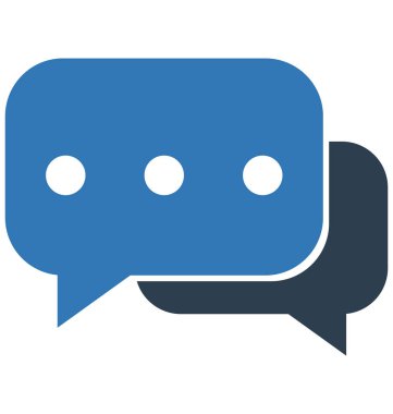 Konuşma balonları vektör simge düzenlenebilir izole 