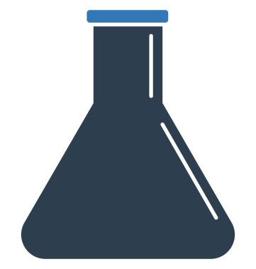 Konik Flask vektör simge düzenlenebilir izole 