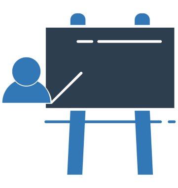 Öğretim görevlisi vektör simge düzenlenebilir izole 