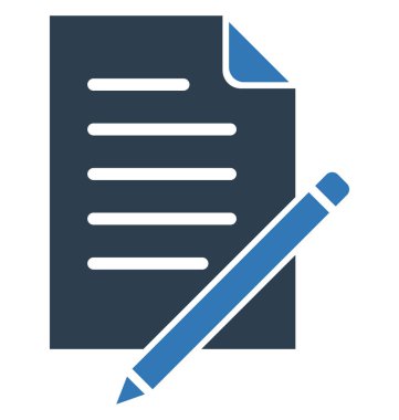 Yazma vektör simge düzenlenebilir izole 