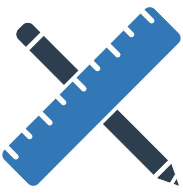 Araçlar çizim vektör simge düzenlenebilir izole 