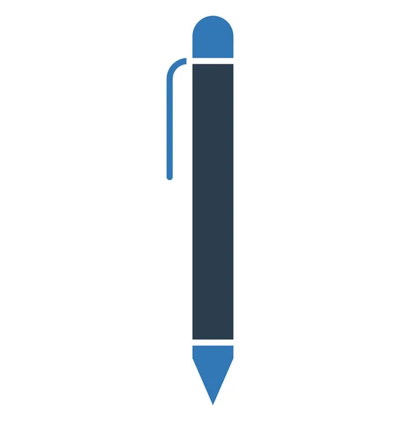 Pen Geïsoleerd Vector Pictogram Bewerkbaar — Stockvector