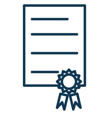 Derece vektör simge düzenlenebilir izole 