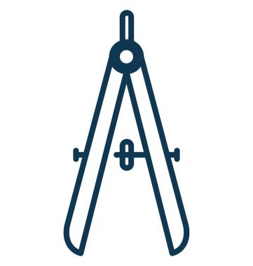 Bölücü vektör simge düzenlenebilir izole 