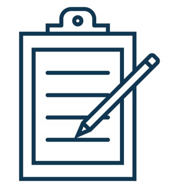 Yazma vektör simge düzenlenebilir izole 