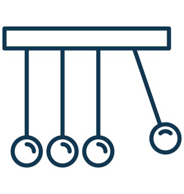 Newton beşik vektör simge düzenlenebilir izole 