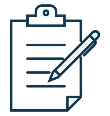 Pano yazma vektör simge düzenlenebilir izole 