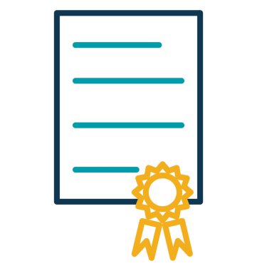 Derece vektör simge düzenlenebilir izole 