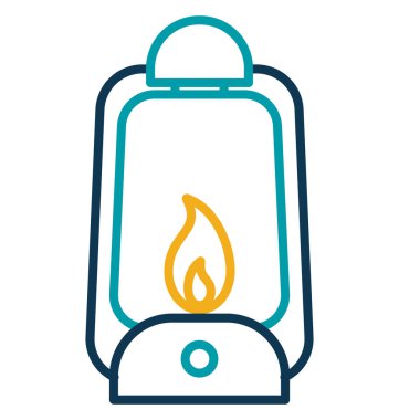 alev Fener vektör simge düzenlenebilir izole 