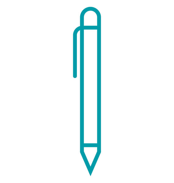 Векторная икона перо
 