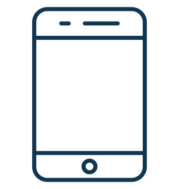 Cep düzenlenebilir vektör simgesi