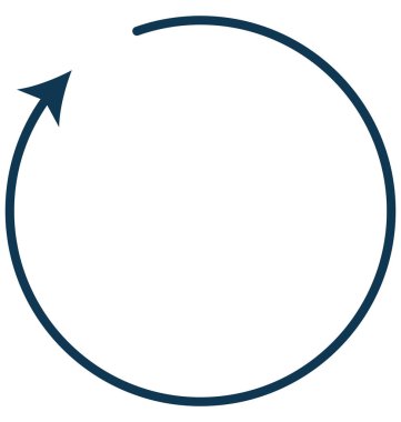 Ok vektör simgesi Yenile