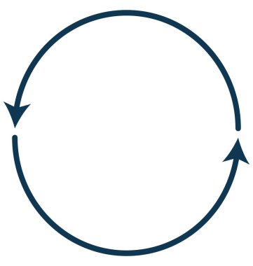 Ok vektör simgesi Yenile