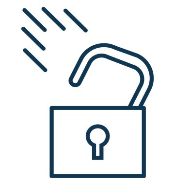 Emanet renkli vektör simgesi