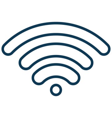WiFi dalgalar vektör simgesi