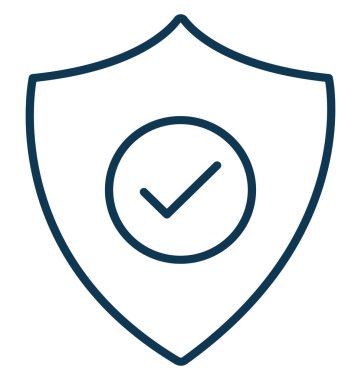 kalkan rozet vektör simgesi