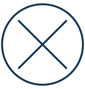 Seçim vektör simge Sil 