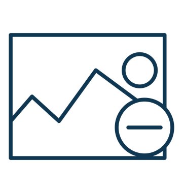 Görüntü vektör simgesini kaldır