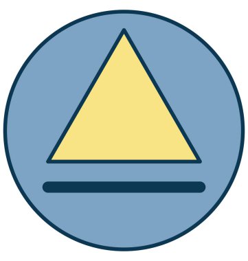 Güç düğmesi anahat izole renk vektör simge ile tamamen düzenlenebilir