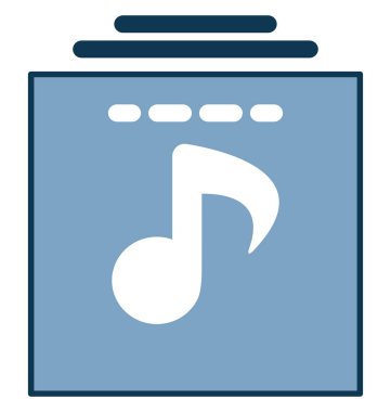 İzole renk vektör simge ile tamamen düzenlenebilir Cd anahat ekleme