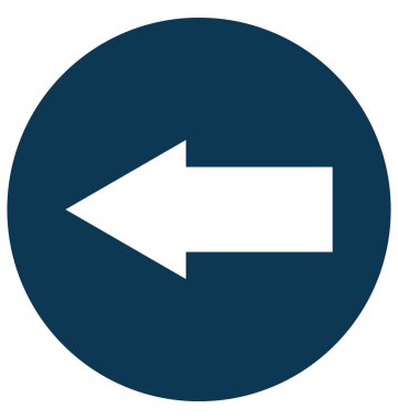 Rewind düğme glif vektör simgesi düzenlenebilir