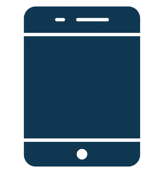 Tablet Glyph Vector Ícone Editável — Vetor de Stock