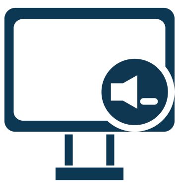 LCD ile ses glif vektör simgesi düzenlenebilir