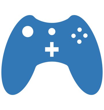 Gamepad glif renk vektör simgesi düzenlenebilir