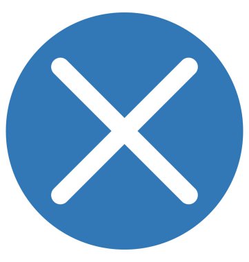 Seçim glif renk vektör simgesi düzenlenebilir silmek 