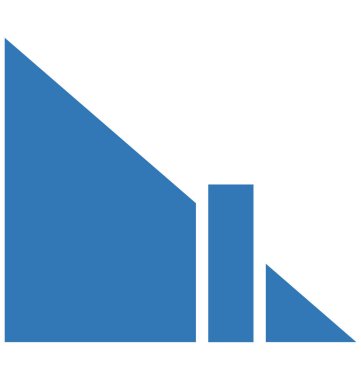 Ses barlar glif renk vektör simgesi düzenlenebilir