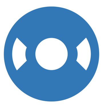 CD glif renk vektör simgesi düzenlenebilir