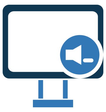 LCD ile birim glif renk vektör simgesi düzenlenebilir